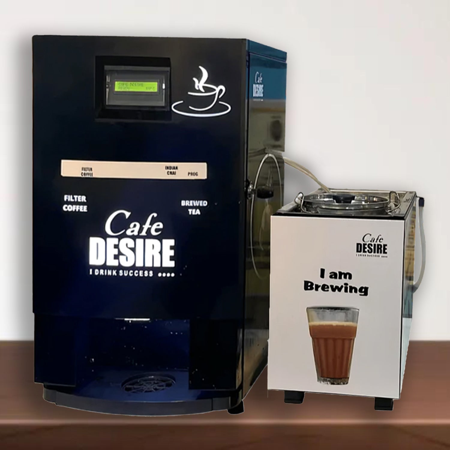 Filter Coffee Indian Chai Vending Machine Made with Fresh Milk cafedesire.io