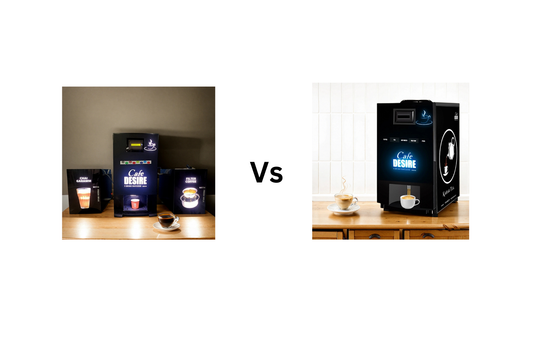 Cafe Desire Instant Coffee Machines vs. Conventional Espresso Machines