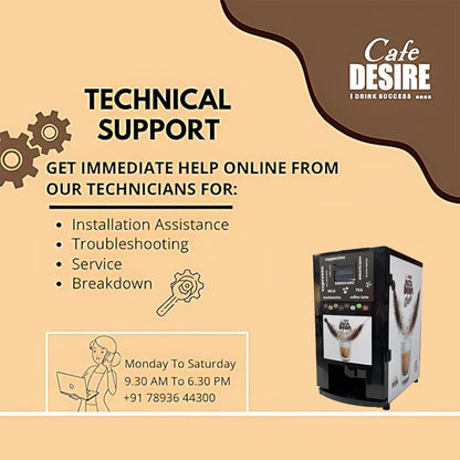 Insta Bean Classic Coffee Vending Machine | 8 Options | Espresso Black Coffee, Coffee Latte, Cappuccino, Mochaccino, Hot Chocolate, Hot Milk, Instant Tea, Instant Coffee | For Smart Offices, Shops, Hotels, Restaurants and Home