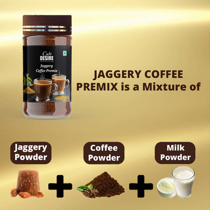 Jaggery Coffee Premix - 500g Jar