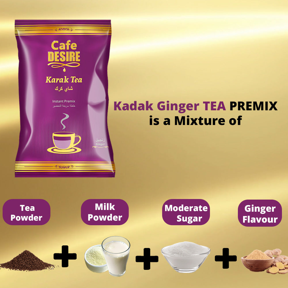 Kadak Ginger Tea Premix - 1Kg