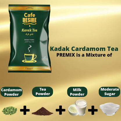 Kadak Cardamom Tea Premix - 1Kg