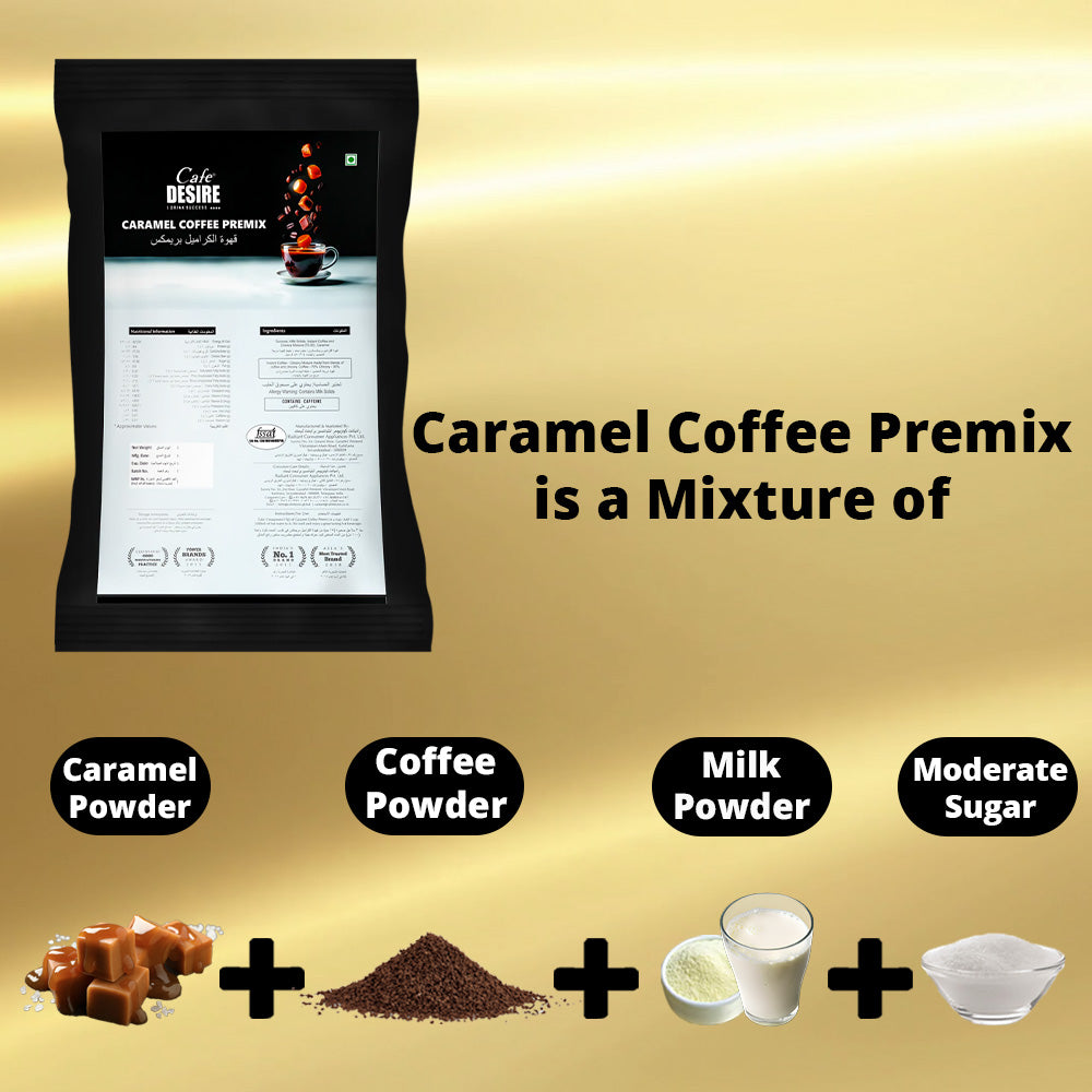 Caramel Coffee Premix - 500g