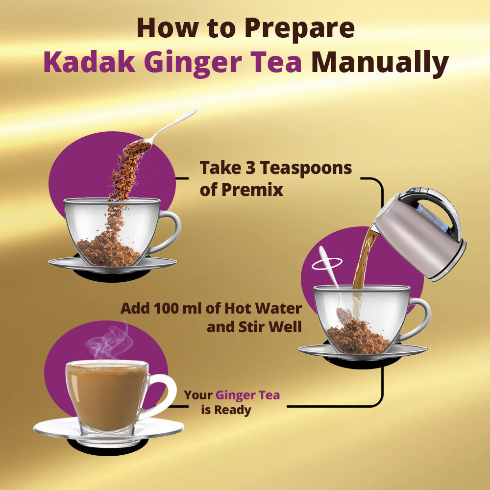 Kadak Ginger Tea Premix - 1Kg