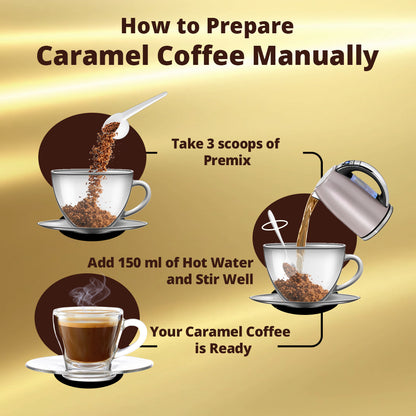 Caramel Coffee Premix - 500g Jar