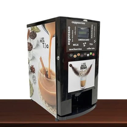 Insta Bean Classic Coffee Vending Machine | 8 Options | Espresso Black Coffee, Coffee Latte, Cappuccino, Mochaccino, Hot Chocolate, Hot Milk, Instant Tea, Instant Coffee | For Smart Offices, Shops, Hotels, Restaurants and Home