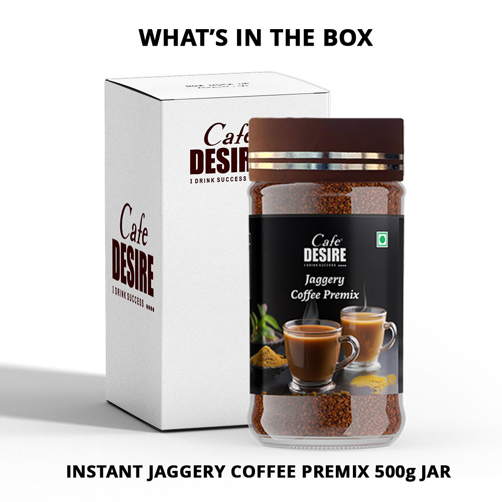 Jaggery Coffee Premix - 500g Jar