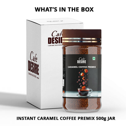 Caramel Coffee Premix - 500g Jar