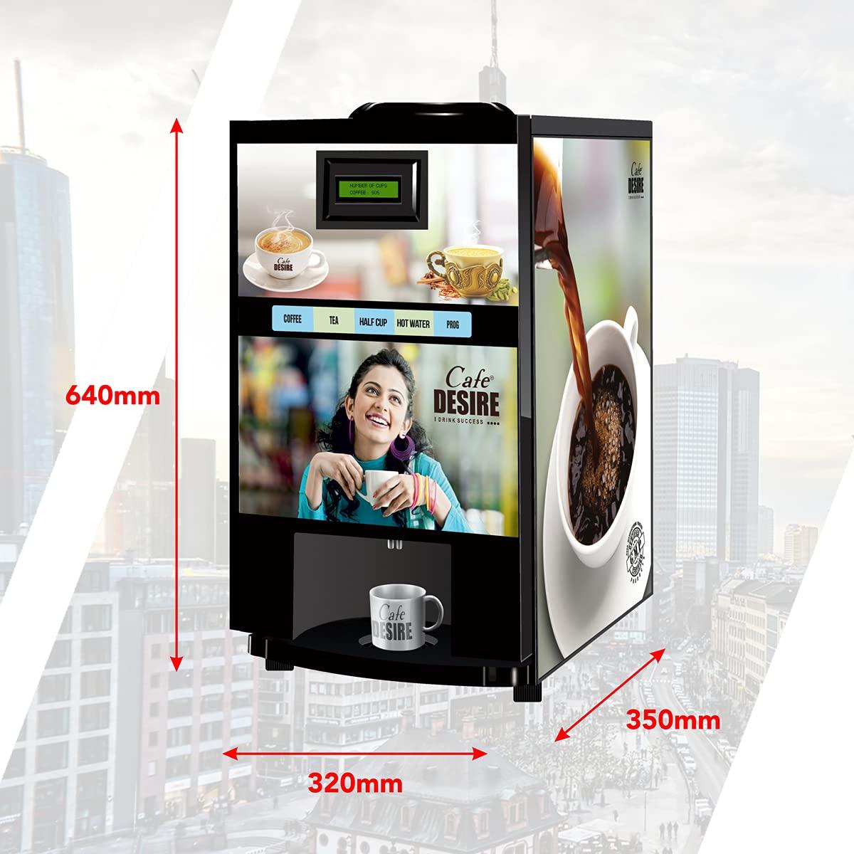 Coffee Machine 2 Lane Two Beverage Options Fully Automatic Coffee cafedesire.io