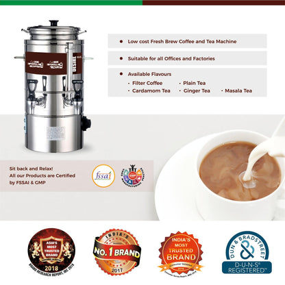 Formula Chai, Formula Coffee Machine - 12 Liters Option - Cafe Desire